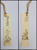 نشانگر کتاب کاغذی طرح گلدان