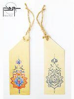 بوک مارک (نشانه کتاب) کاغذی طرح گل پنبه