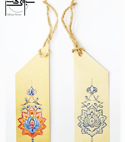 بوک مارک (نشانه کتاب) کاغذی طرح گل پنبه