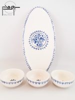 ست اردو خوری طرح گل و حاشیه