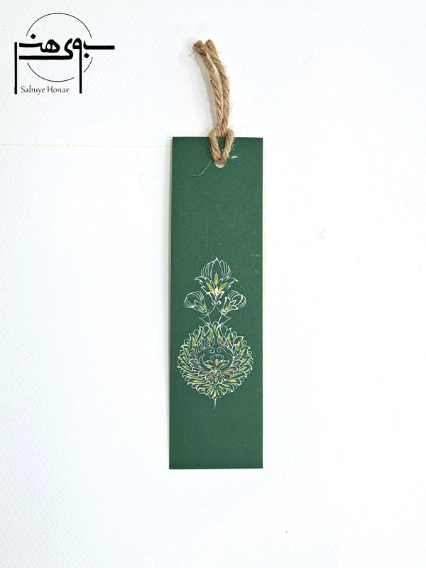 بوک مارک (نشانه کتاب) کاغذی تذهیب