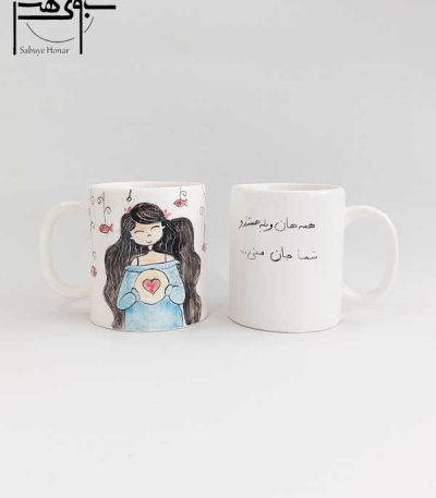 ماگ (لیوان) سرامیکی فانتزی دست ساز