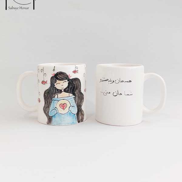 ماگ (لیوان) سرامیکی فانتزی دست ساز
