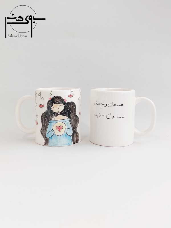 ماگ (لیوان) سرامیکی فانتزی دست ساز