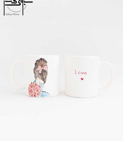 ماگ (لیوان) سرامیکی فانتزی عاشقانه (LOVE)