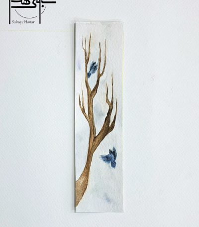 روی کار بوک مارک کاغذی هبوط