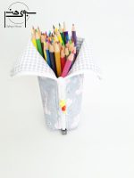 جامدادی پارچه ای بزرگ مخملی