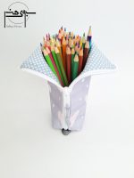 جامدادی پارچه‌ای کتابی ساده