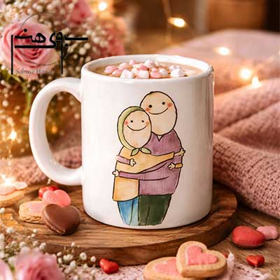 لیوان سرامیکی رمانتیک فانتزی