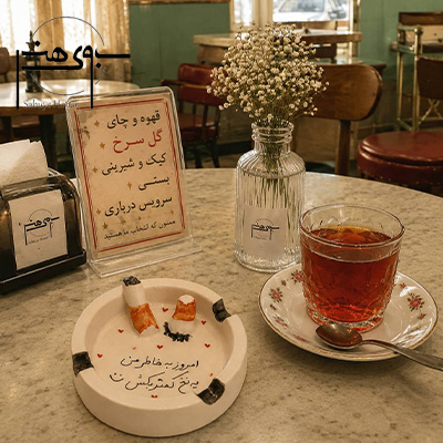 زیر سیگاری سرامیکی کمتر بکش