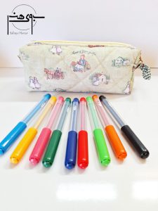 جامدادی کتان کلاسیک دانشجویی و دانش آموزی