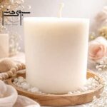 شمع استوانه ساده دست ساز
