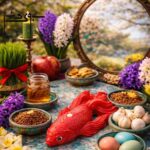 شمع سفره هفت سین طرح ماهی