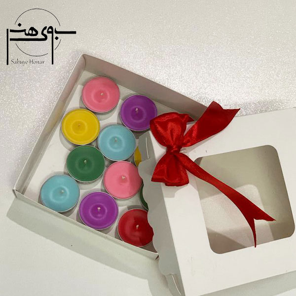 شمع وارمر رنگی 1 شمع وارمری رنگی و سفید