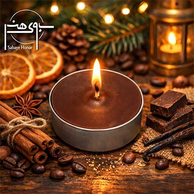 شمع وارمر بسته ۲۰ عددی رنگ قهوه ای