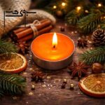 شمع وارمر بسته ۲۰ عددی رنگ نارنجی