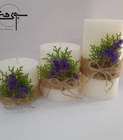 شمع استوانه ای سه عددی