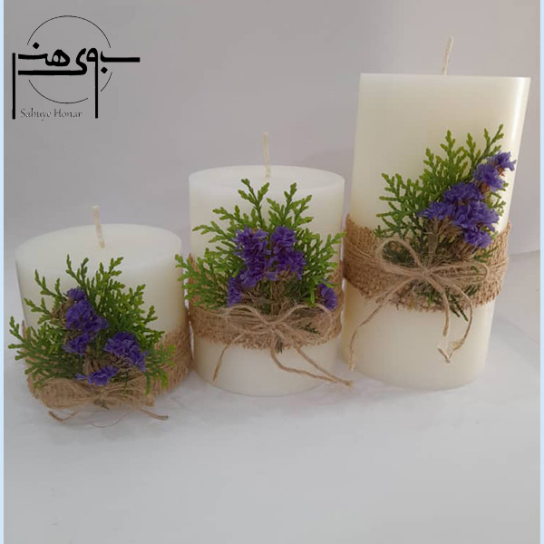 شمع استوانه ای سه عددی