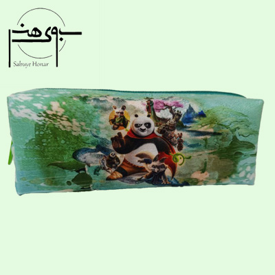 جامدادی پارچه ای بزرگ طرح پاندا کنگفو کار