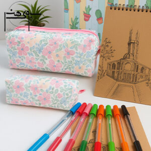 جامدادی پارچه ای طرح گل