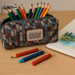 جامدادی پارچه ای مخمل طرح همچو خیال