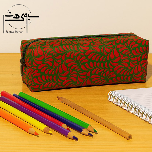 جامدادی بزرگ پارچه ای مخمل
