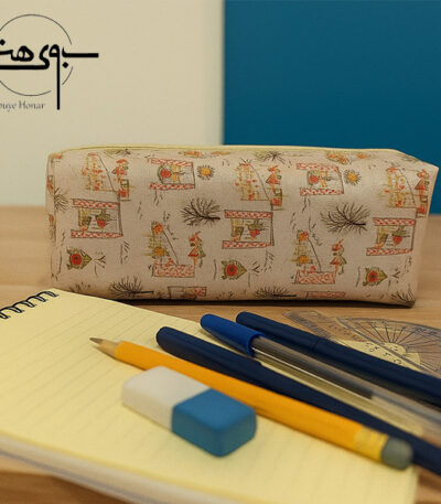 جامدادی مخملی بزرگ طرح قدیمی