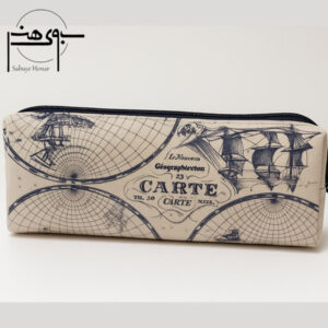 جامدادی مخملی بزرگ تک زیپ