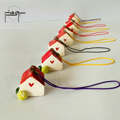 آویز سرامیکی خونه