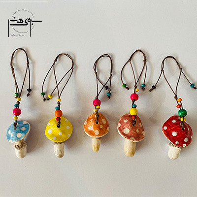 آویز سرامیکی قارچ