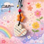 آویز سرامیکی قلب ت