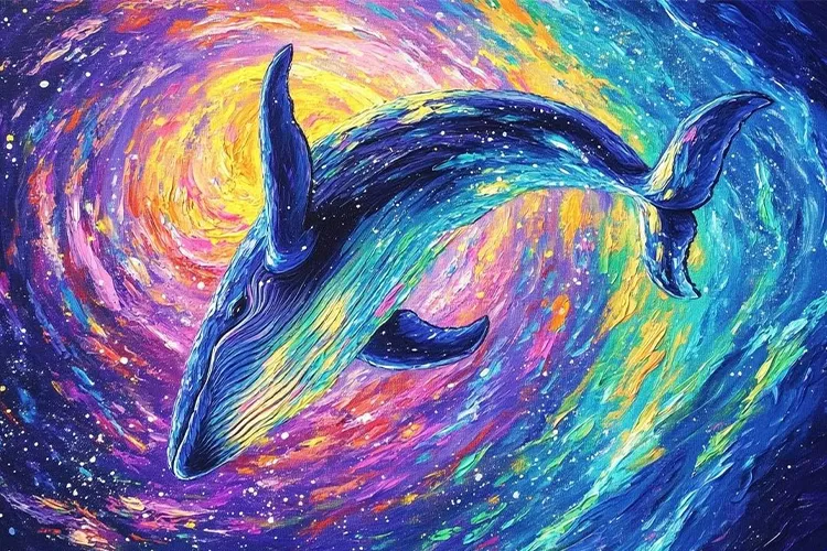 نقاشی آثار انتزاعی با پاستل روغنی