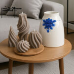 ست شمع فانتزی لاکچری چهار عددی