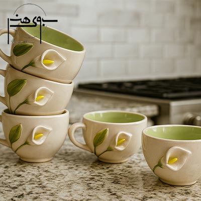 فنجان سرامیکی لعابدار چای و قهوه