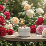 قندان سرامیکی طرح قارچ برجسته