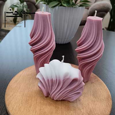 شمع دست ساز سه تکه