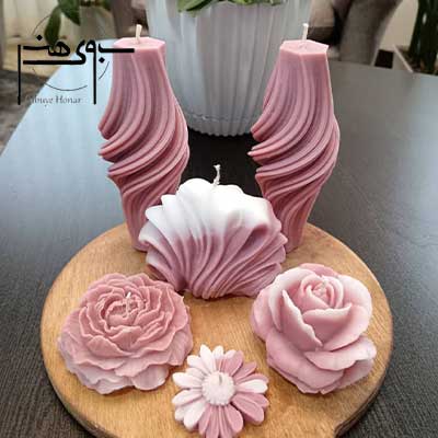 ست شمع فانتزی 6 تکه