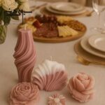 شمع دکوری 6 تکه فانتزی