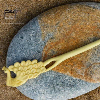 کانزاشی چوبی طاووس شیک