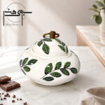 شکلات خوری دست ساز طرح برگ سبز