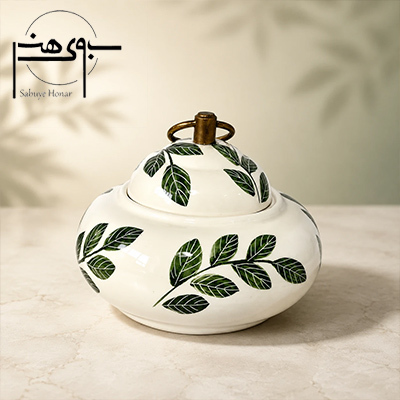 شکلات خوری طرح برگ سبز