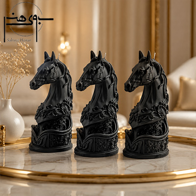 شمع دکوری اسب کاوالی کد SH059